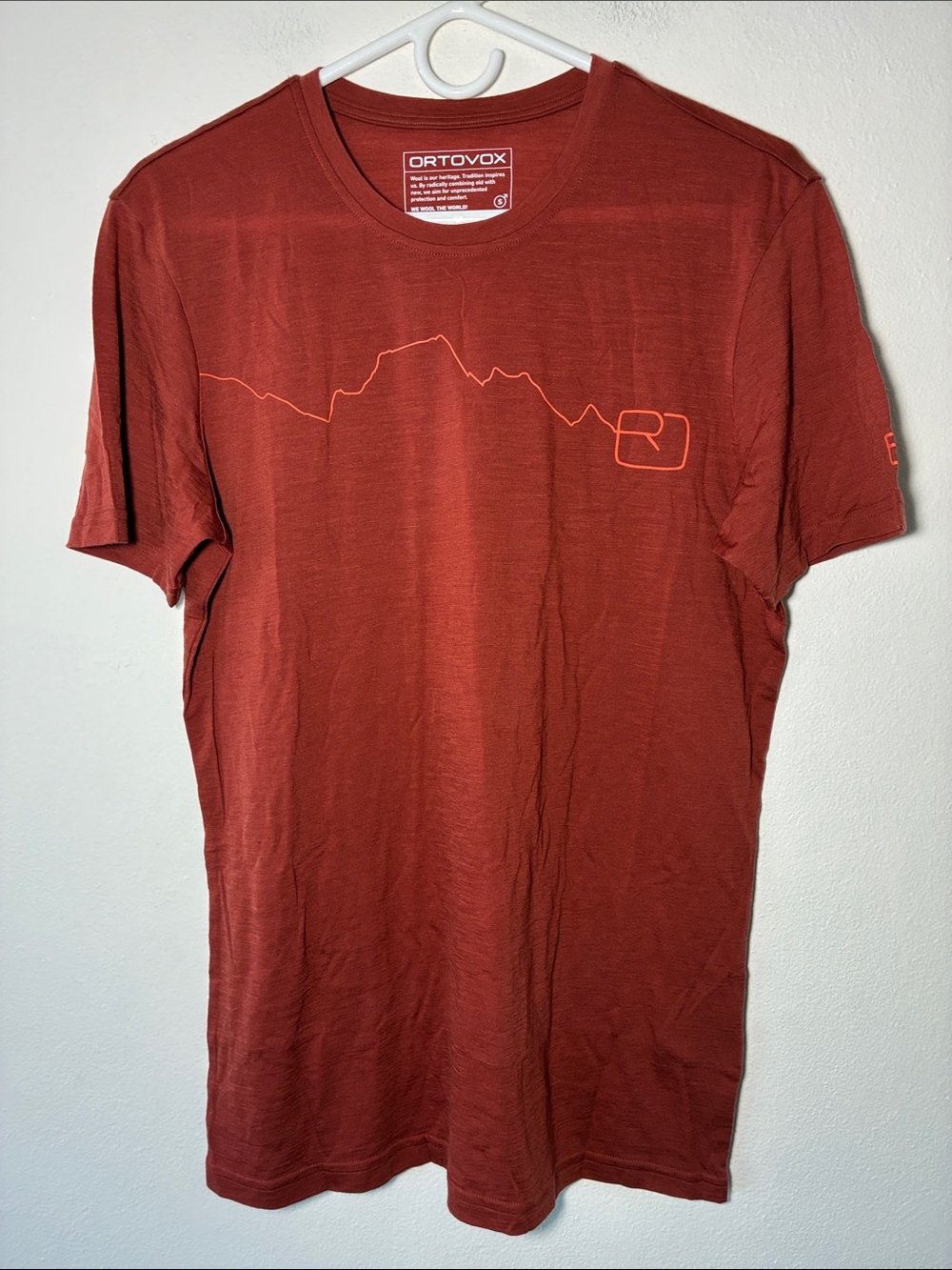 ORTOVOX Merino Wool Blend Graphic T-shirt